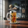 Tarro Duelo Saiyajin 16oz - Diseño Manga Anime
