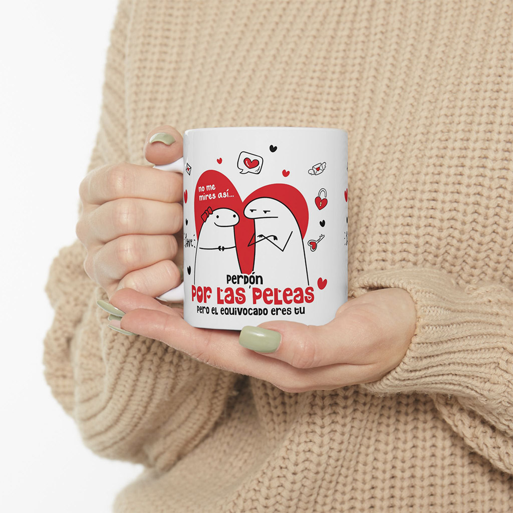 Tazas Florks Amor 11oz – Diseños Divertidos para Regalar