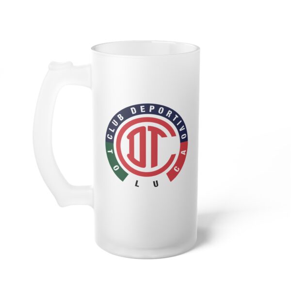 Tarro Club Toluca personalizado | Vidrio 473ml
