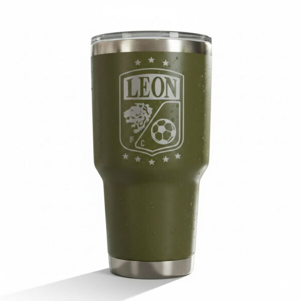 Termo León grabado láser personalizado | Acero 30oz