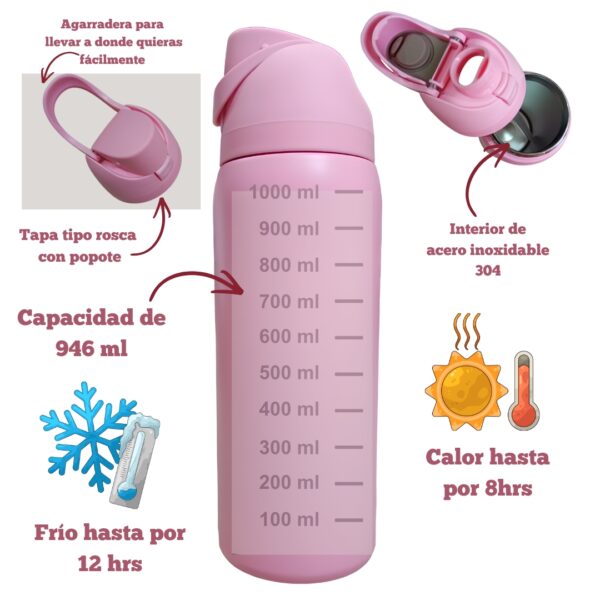 Termo FreeSip Sport 946ml – Doble Boquilla Láser