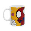 Taza Amor en Red – Diseño Romántico Estilo Superhéroe 11oz