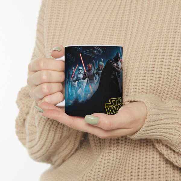 Taza Saga Galáctica Clásica – Batalla de Luz y Oscuridad