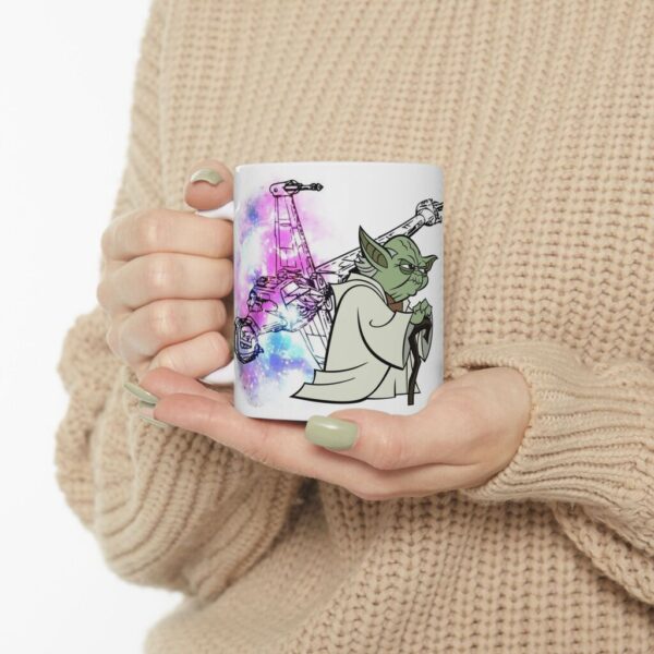 Taza Maestro Galáctico Coffee – Fuerza y Nave Espacial