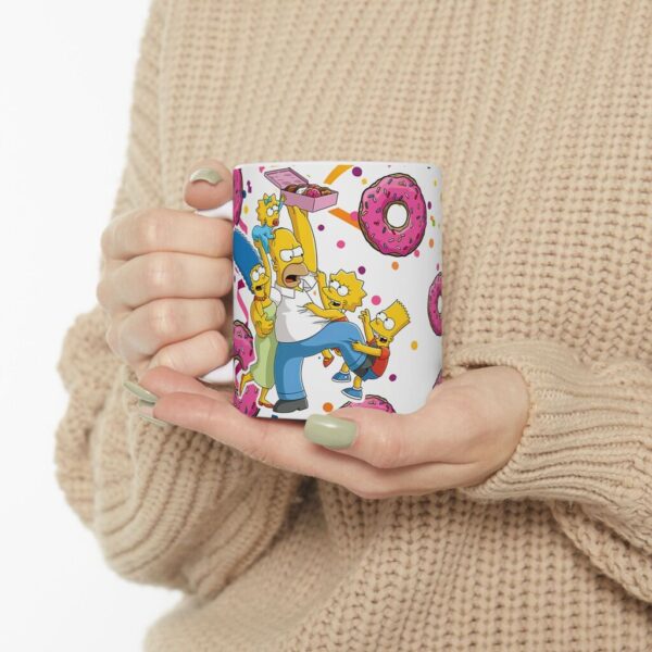 Taza Homero Donas 11oz – Diseño Familia Icónica
