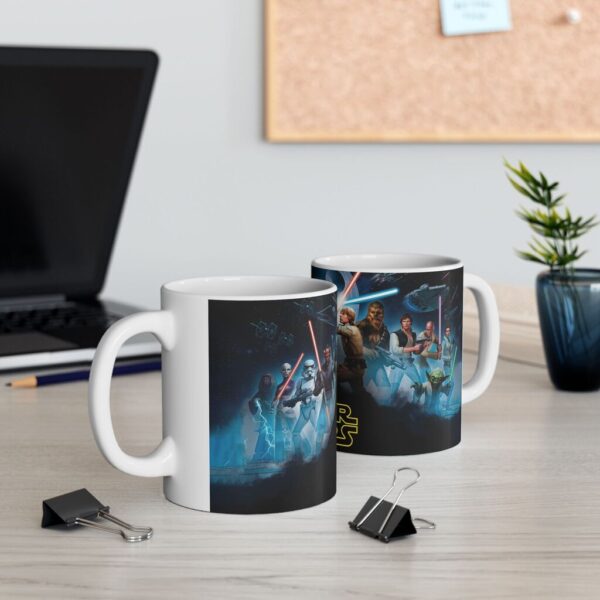 Taza Saga Galáctica Clásica – Batalla de Luz y Oscuridad