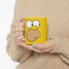 Taza Homero D’oh 11oz – Diseño Amarillo Minimalista