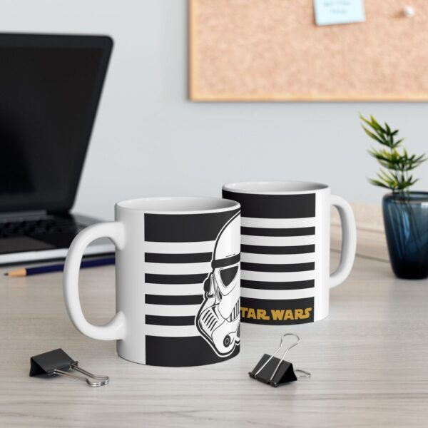 Taza Mandalorian Galáctica 11oz – Diseño Casco Espacial