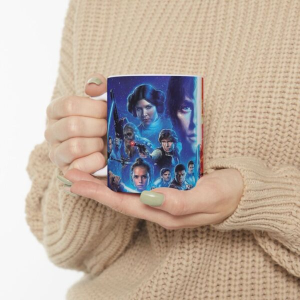Taza Saga Galáctica Épica – Lado Oscuro y Luz