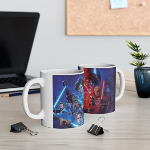 Taza Saga Galáctica Épica – Lado Oscuro y Luz