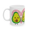 Taza Amor Aguacate Juntos – Diseño Pareja Cute 11oz