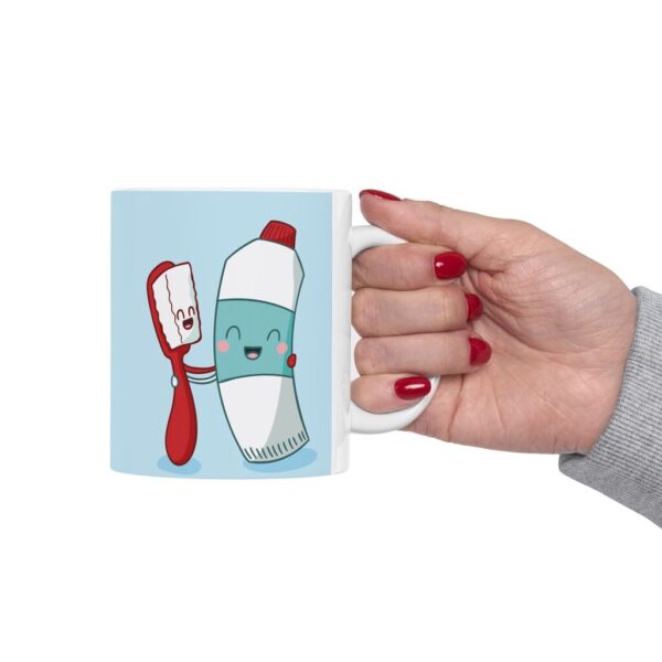 taza best friends pasta cepillo 1 Tazas Best Friends 11oz – Colección Divertida Mejores Amigos