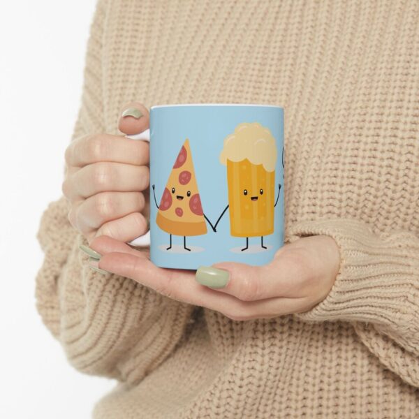 taza best friends pizza cheve 1 Tazas Best Friends 11oz – Colección Divertida Mejores Amigos