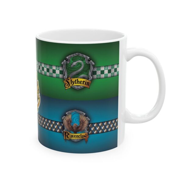 Taza Escudos Hechicería 11oz – Diseño Casas Mágicas Épicas