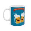 Taza Amistad Compartir 11oz – Diseño Cervezas Animadas