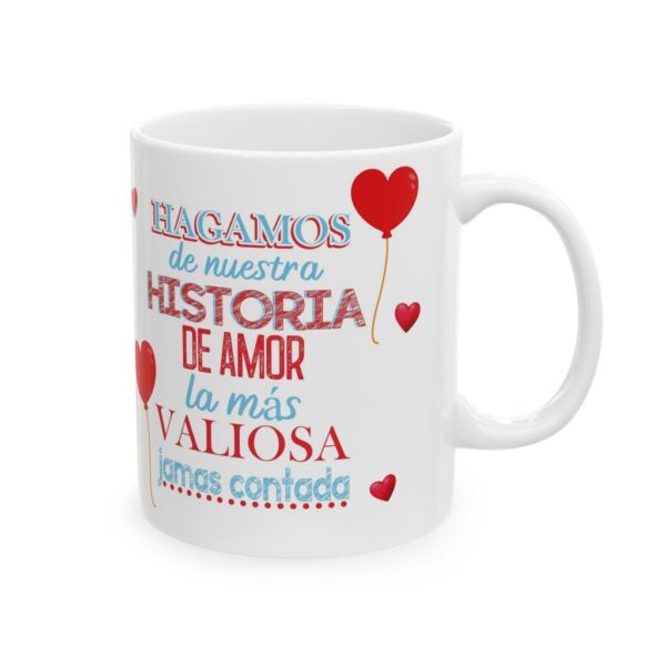 Taza Historia Amor 11oz – Diseño Romántico Inspirado en Up