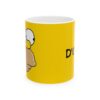 Taza Homero D’oh 11oz – Diseño Amarillo Minimalista