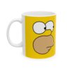 Taza Homero D’oh 11oz – Diseño Amarillo Minimalista