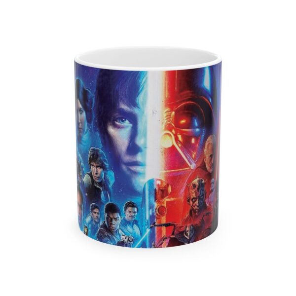 Taza Saga Galáctica Épica – Lado Oscuro y Luz