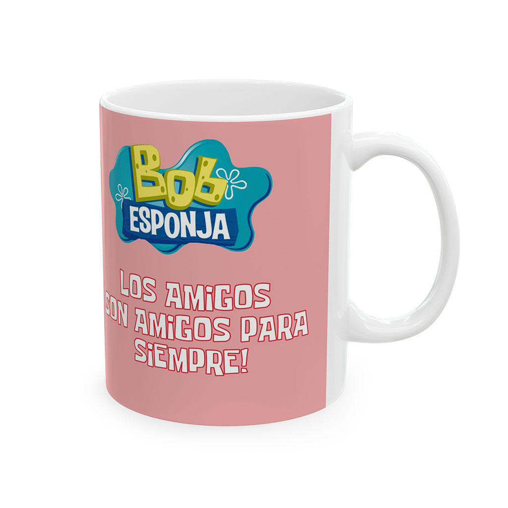 Tazas Amigos Siempre 11oz – Bob y Patricio para Mejores Amigos
