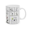 Taza Snoopy Amor 11oz – Diseño Tipo Historieta Romántica