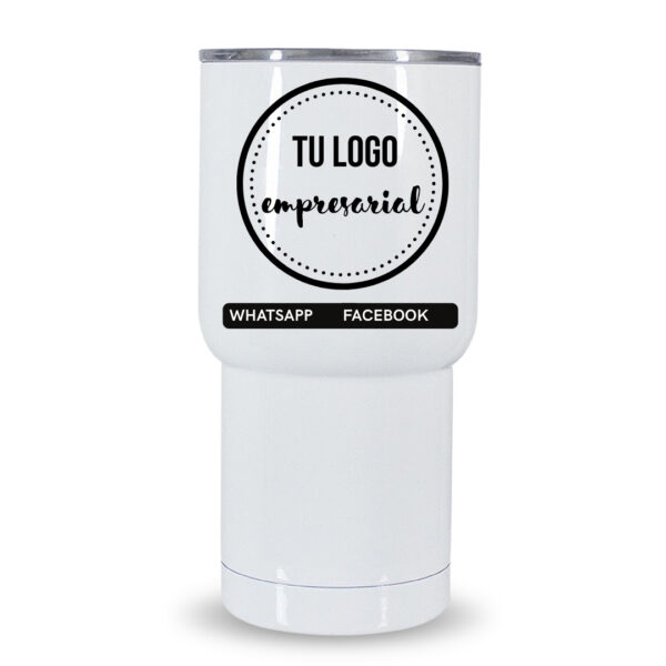 Termo Empresarial Sublimado 20oz – Logo y Datos