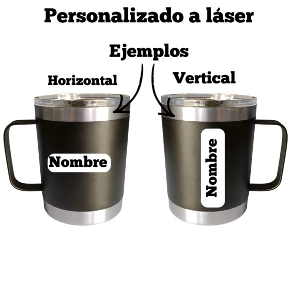 Taza Láser Personalizada 11oz – Acero Inoxidable