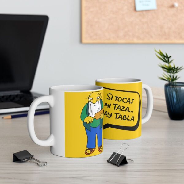 Taza Hay Tabla 11oz – Diseño Abuelo Rebelde