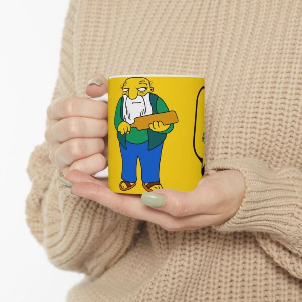 Taza Hay Tabla 11oz – Diseño Abuelo Rebelde