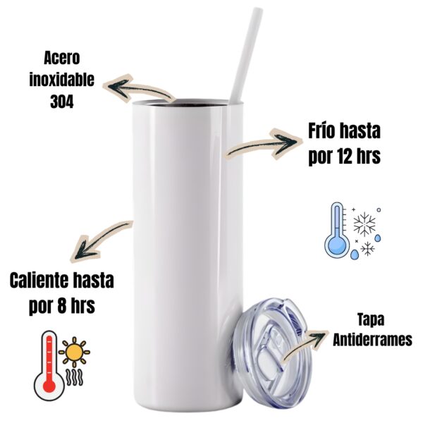 Termo Skinny Sublimado 20oz – Personalizado 360°