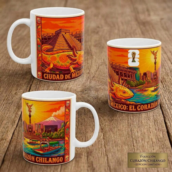 Set Tazas Futbol 2026 – CDMX, MTY y GDL 11oz