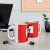 Taza Duff Roja 11oz – Diseño Cerveza Animada