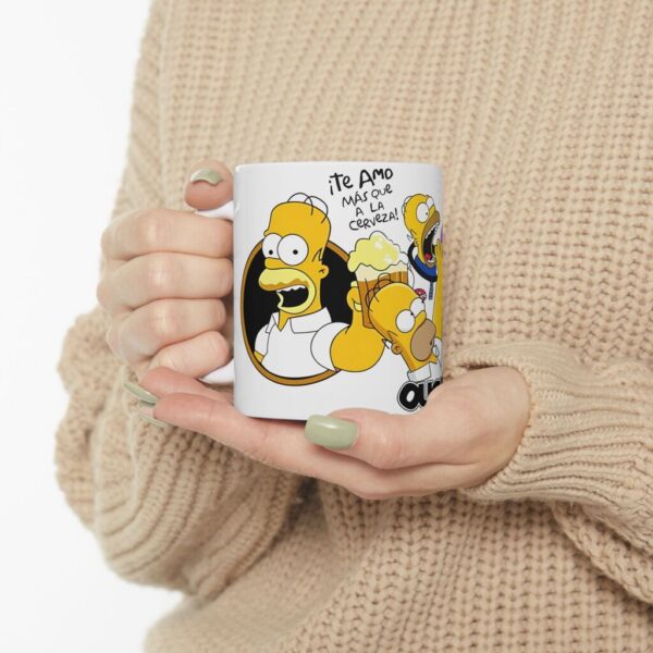 Taza Homero Amor 11oz – Más que la Cerveza