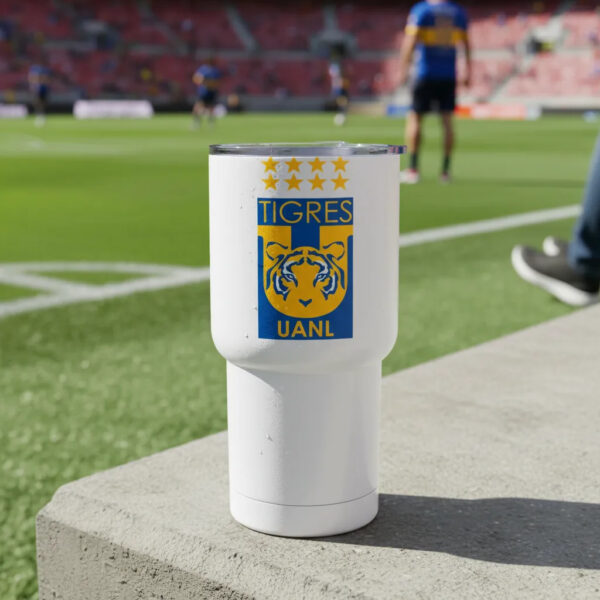 Termo Tigres acero sublimado personalizado | 20oz