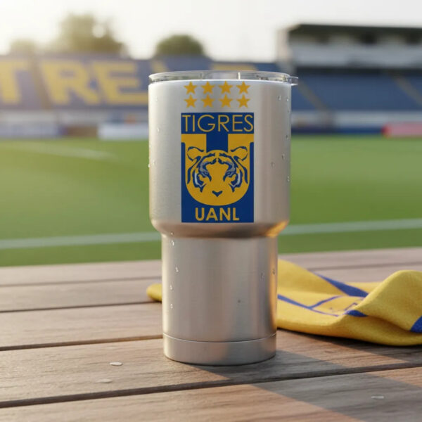 Termo Tigres acero sublimado personalizado | 20oz