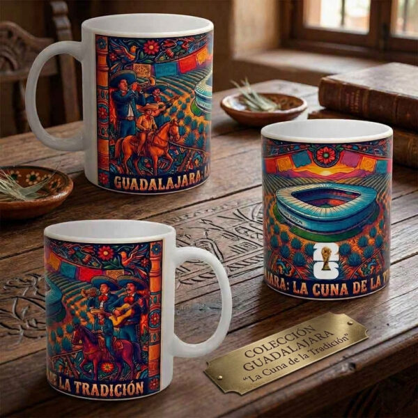 Set Tazas Futbol 2026 – CDMX, MTY y GDL 11oz