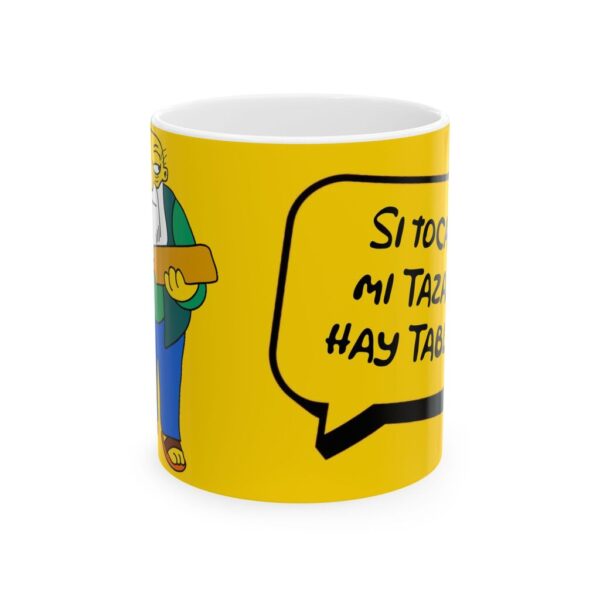 Taza Hay Tabla 11oz – Diseño Abuelo Rebelde