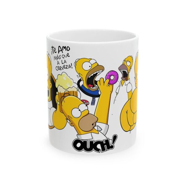 Taza Homero Amor 11oz – Más que la Cerveza