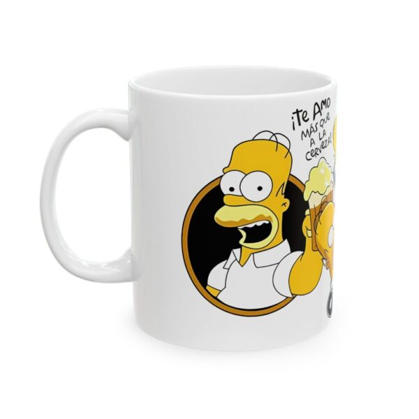 Taza Homero Amor 11oz – Más que la Cerveza