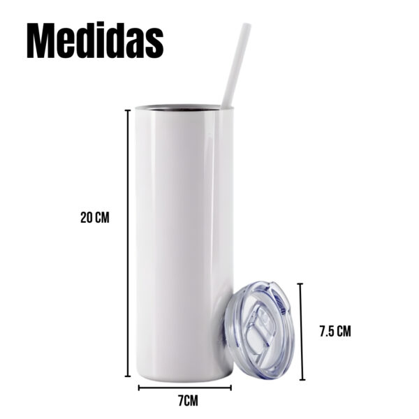 Termo Skinny Sublimado 20oz – Personalizado 360°
