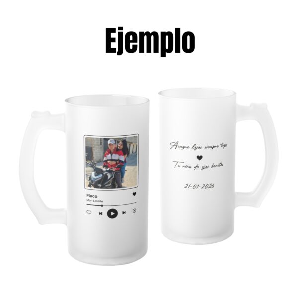 Tarro personalizado sublimado – Fotos y Dedicatorias