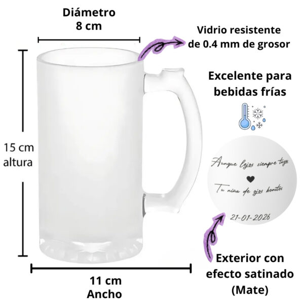 Tarro Empresarial Sublimado con Logo 473ml