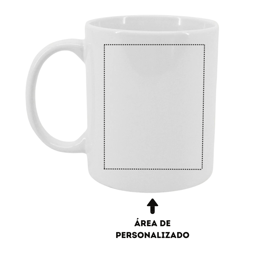 Taza Empresarial Personalizada con Logo y Redes