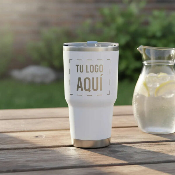 Termo Empresarial Láser 30oz – Logo y Datos