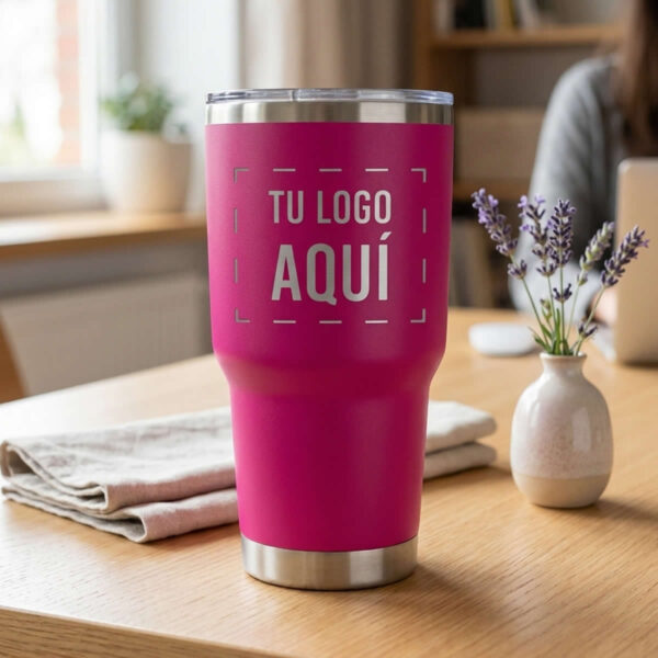 Termo Empresarial Láser 30oz – Logo y Datos