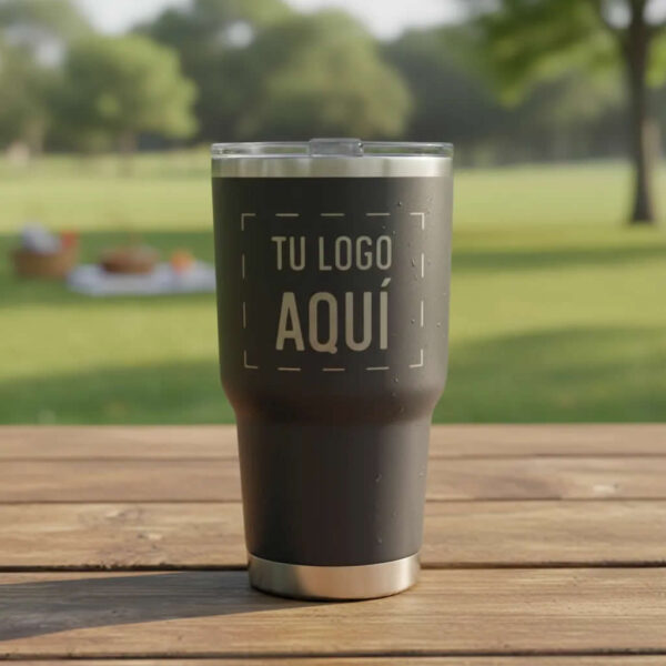 Termo Empresarial Láser 30oz – Logo y Datos