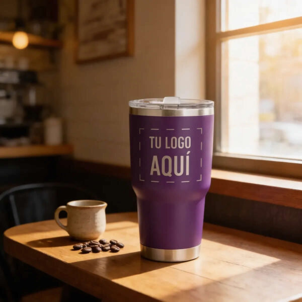 Termo Empresarial Láser 30oz – Logo y Datos