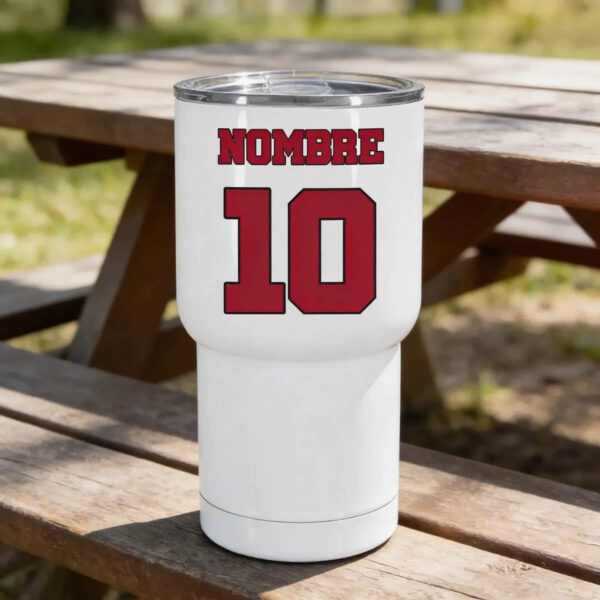 Termo Cardinals acero sublimado personalizado | 20oz