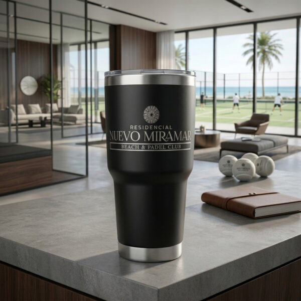 Termo Empresarial Láser 30oz – Logo y Datos
