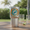 Termo Miami Dolphins sublimado personalizado | 20oz
